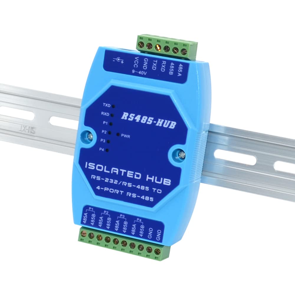 Amazon.com: Taidacent 4/8 Way RS485 Hub RS485 Splitter 4/8 Ports
